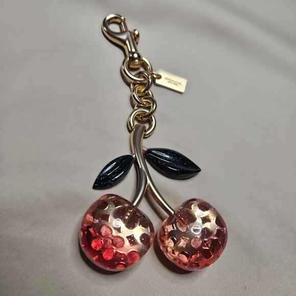 Coach Cherry Bag Charm - Picture 1 of 3